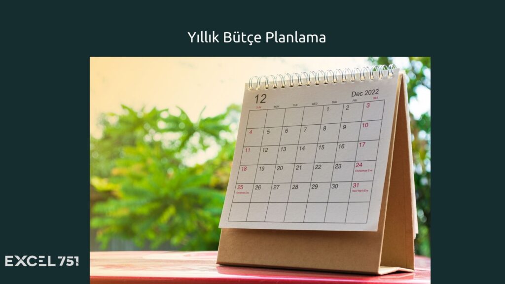 Yıllık Bütçe Planlama